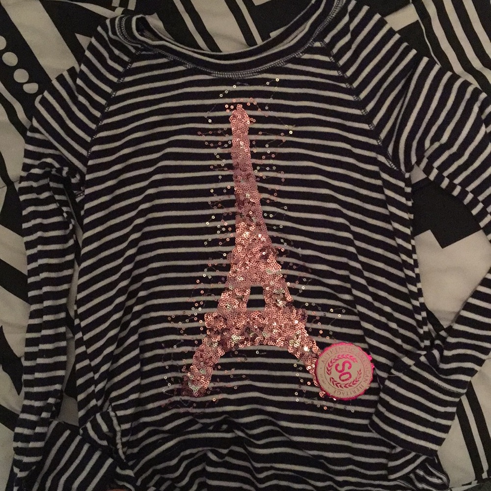 Brand new girls Paris long sleeve